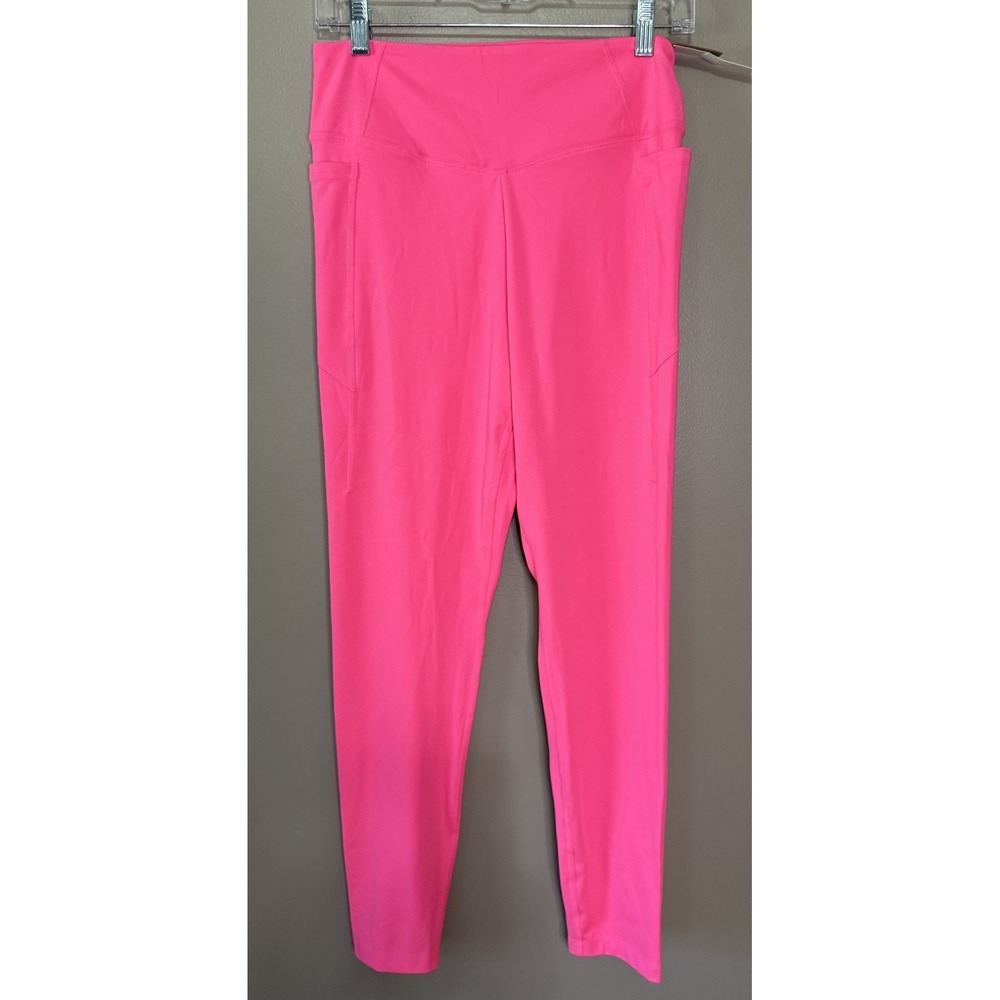 Victoria Secret PINK Active Leggings Hot Pink Yoga Pants L 11197067